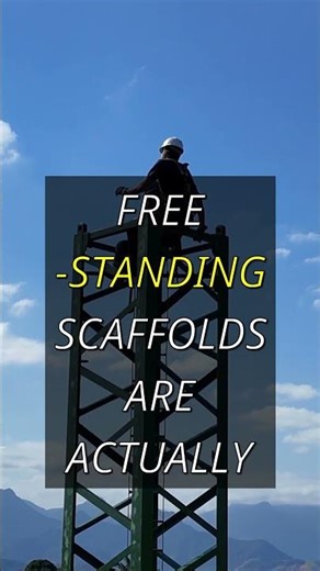 🏗️ How Do Scaffolds Work? Engineering Secrets: Triangles & Base Plates! No Collapse! #shorts