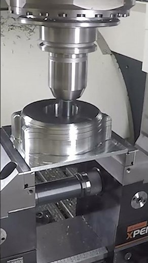 High feed, high speed CNC machining, awesome metal removal!!