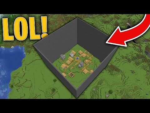 JUGAMOS en LA ALDEA ENCERRADA en BEDROCK DE MINECRAFT 😱 ¿SOBREVIVIREMOS?