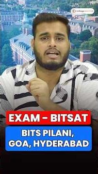 🔥BITSAT 2026 - Best Alternate exam for JEE || Eligibility Criteria, Cutoff & more ✅ #shorts #bitsat