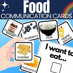 Food Picture Cards for Autistic Children – PECS Style Visual Supports for Meals & Choices - Etsy