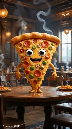 Anomaly Happy Pizza with Big Smile