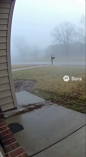 Cat vs. Wind! 😂 Hilarious Moment as Cat Gets Blown Away by Strong Wind!