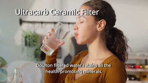 Doulton ¦ W9223031 ¦ UltraCarb SI Push Fit Drinking Water Filter with Scale Reduction. Compatible with Franke 03, 06 and Omni 4-in-1 Boiling Tap, Qettle 08, Carron Phoenix CP08 ¦ 1595 ¦