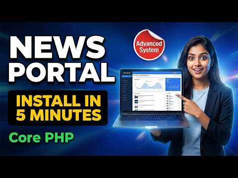 News Portal Installation | Complete Setup Guide | Core PHP
