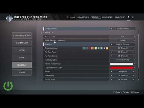 Destiny 2 – How to Change Colorblind Mode