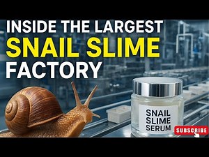 Inside the Largest Snail Slime Factory – Luxury Skincare Secrets Revealed