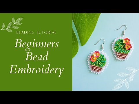 Single Needle Beading Tutorial | Art by Breanna Deis