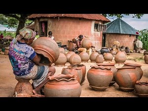 Pottery in Ghana: How Pots Are Made From Clay | This Woman Explains The Process of Making Pots