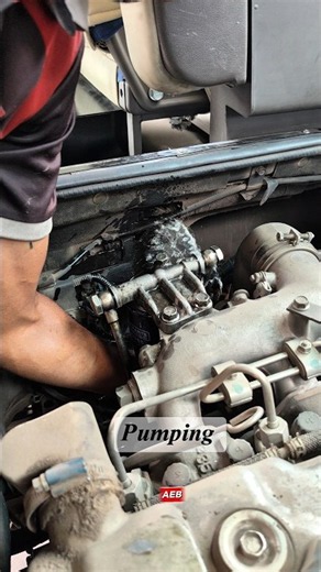 How is air bleeding performed in a diesel fuel system.? #diesel #engine #airlock #realestate
