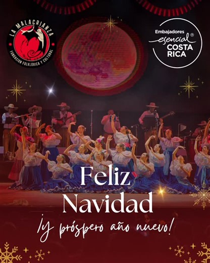 La Malacrianza Fundación Folklórica & Cultural 🇨🇷 | Felices fiestas! Almas viajeras y artísticas del mundo, que la luz del invierno allá, o del verano aquí, baile con los ritmos del mundo,... | Instagram