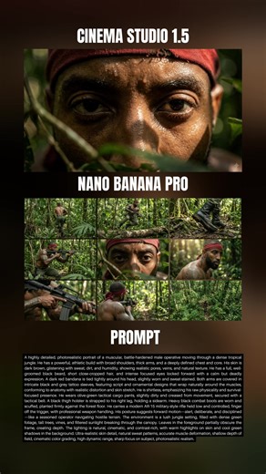 How I built this cinematic sequence using all ai, comment “generators” if you’re interested in learning more about my process Generators: Nano Banana Pro (image generation) Cinema Studio 1.5 (video generation) Audiio (music/score) DaVinci Resolve (sound design and editing) If you’re interested in using our team for your next production hit the DMs