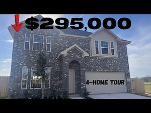 Houston Texas| Angleton Texas Homes For Sale// New Construction// FOUR Home Tours #walkthrough