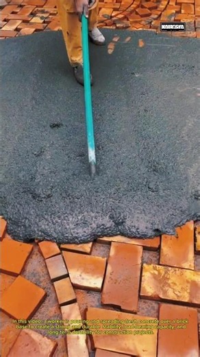 Brick Flooring Installation Process | Satisfying Concrete & Masonry Work