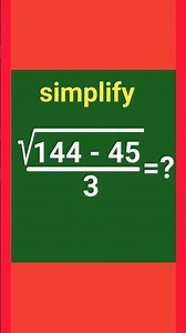 #maths #simplification #redicalproblem