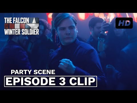 Bucky, Sam and Zemo party scene | The Falcon and the Winter Soldier Episode 3 | HD CLIP