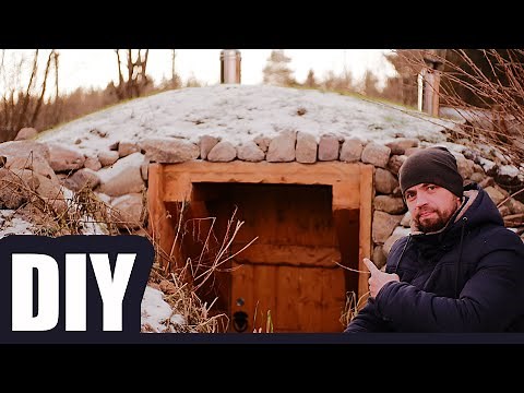 Built a Dream Underground Sauna Alone! All Construction Step by Step from Start to Finish. DIY