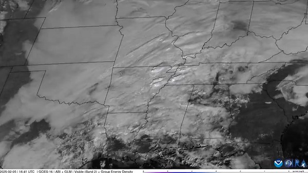 Satellite Imagery Shows Winter Storm Moving Across Midwest and East Coast