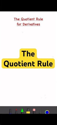 The Quotient Rule