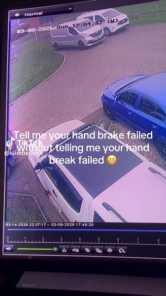 Hand break failure 😂 #car #fail #bump #failed #funn