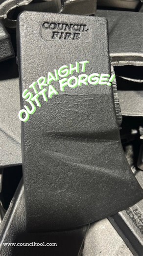 Finishing work on the FE6 - 6# Forcible Entry Axe. The marrying slot for the Halligan is forged in!! #MadeInUSA #counciltool #firefighting | Council Tool