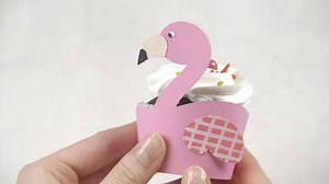 7K views · 97 reactions | If you have a festive get-together coming up, these pink flamingo cupcake collars are adorable and a breeze to put together. They're also the perfect handmade touch to store-bought cupcakes! 療囹 囹Design ID 84281 by Amy Robison Read the tutorial on Silhouette 101: https://buff.ly/2SomMmv | Silhouette | Facebook
