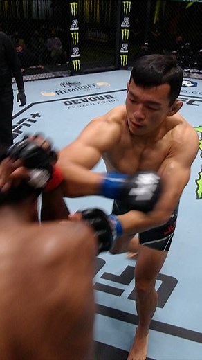 Elbows through the guard! 😳 You can't sleep on 🇰🇷 Da Woon Jung once he steps into the Octagon this Sunday! #UFCParis | UFC