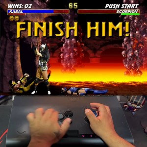 Kabal fatality bug Ultimate mortal kombat 3 arcade #gameplay #videogames #mortalkombat #parati | Imko