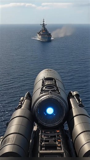 Watch Helios Naval Laser Instantly Destroy a Battleship! 😱⚡#shorts #military
