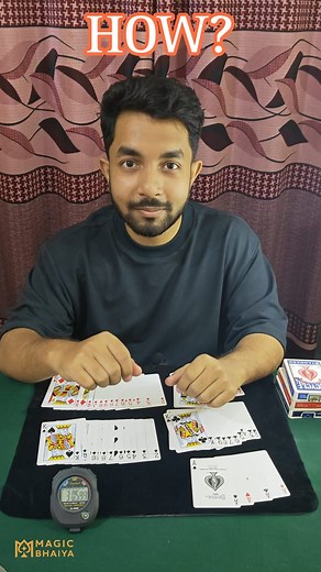 How magician track any card!! Ever wondered how magicians always know your chosen card? 👀 In this video, I’ll reveal the secret art of card tracking — a skill that combines psychology, sleight of hand, and sharp memory. 🔥 Watch carefully till the end and see if you can catch the move! 😉✨ #magician #card #cardmagic #magictutorial #magicbhaiya #magic #magictricks #tutorial | Magic Bhaiya