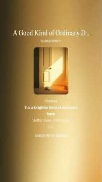 A bright, feel-good indie song made for calm days and open windows.