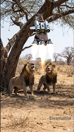 honey badger lion funny comedy # #ai #veo3 #cat #video #ytshorts #shortsfeed #shorts #trending #fun