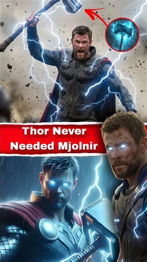 The Truth Behind Thor's Hammer ⚡ #Marvel #MCU