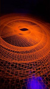 This glowing spiral art is oddly satisfying #art #satisfying #creative