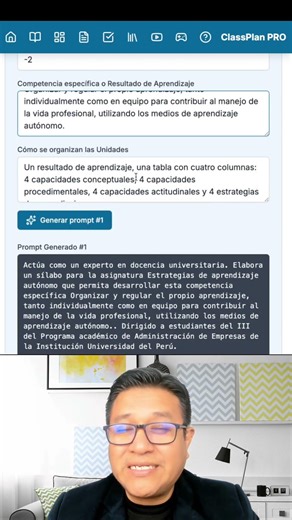 Actualiza tu Silabo con #ClassPlanUniversity #ia