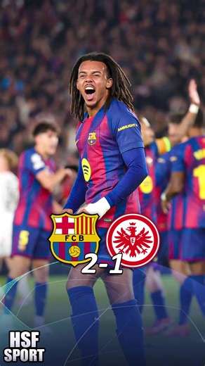 Barcelona ganó 2-1 vs Eintracht Frankfurt por la Champions League con doblete de Jules Kounde. #Barcelona #EintrachtFrankfurt #championsleague #laliga #fichajes