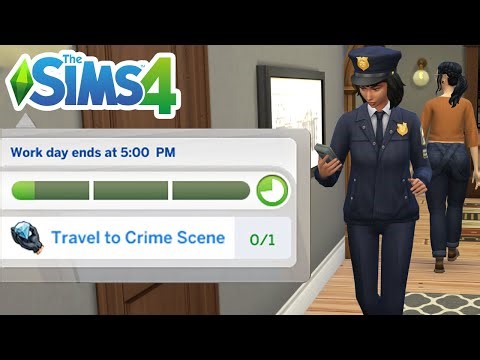 How To Travel To Crime Scene (Detective Career) - The Sims 4