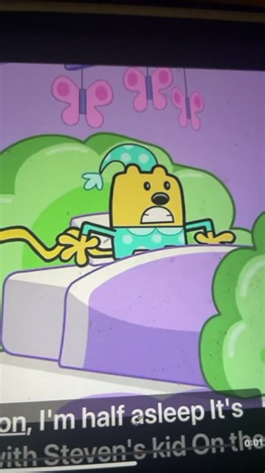 Wubbzy got waked up by the radio