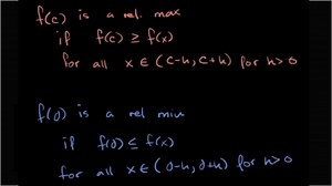 Einführung zu Extremwerten (Minima und Maxima) (Video)