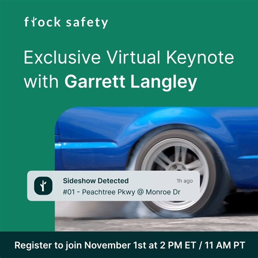 Don’t miss tomorrow's virtual product launch, where we’ll be redefining the Real-Time Crime Center with AI-powered solutions and new integrations. Register today: https://bit.ly/3Foz6vG | Flock
