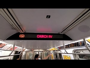 NYC Subway: R160 G Train Ride: Church Ave - Coney Island
