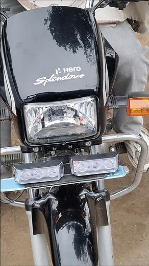 Led 2 mode spotlight|mini driving ledlight |how to install on bike #winter fog light