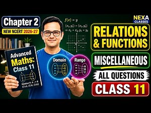 Chapter 2 Miscellaneous Exercise | All Questions | Class 11 Maths | Relations and Functions |