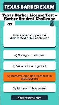 Texas Barber License Test – Barber Student Challenge
