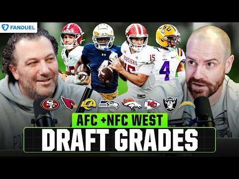 NFL Draft: Grading EVERY AFC & NFC West Team's Picks