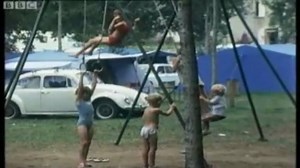 #OnThisDay 1972: The English and French were happy campers even if they took different approaches to the outdoor life | BBC Archive