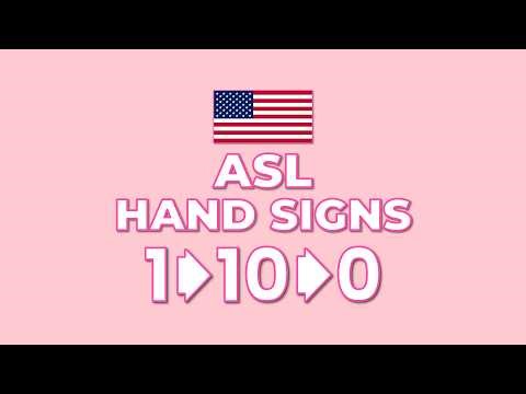 Learn American English Numbers 1–10 with ASL | Fast, Slow, Natural Pronunciation + Countdown