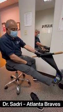 Atlanta professional sports chiropractor demonstrates CastleFlexx mobility device | Dr. Hamid Sadri