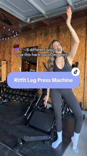 Replying to @👻 Hack squat leg press machine for home gym, full lower-body workout machine, quad and glute builder, 2-in-1 leg day equipment, strength training for legs, heavy-duty home gym machine with multiple exercise variations. #legpressmachine #hacksquat #homegymsetup #legdayworkout #lowerbodyworkout
