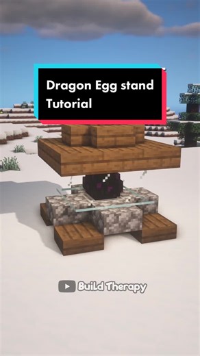 Minecraft Dragon Egg Stand Tutorial